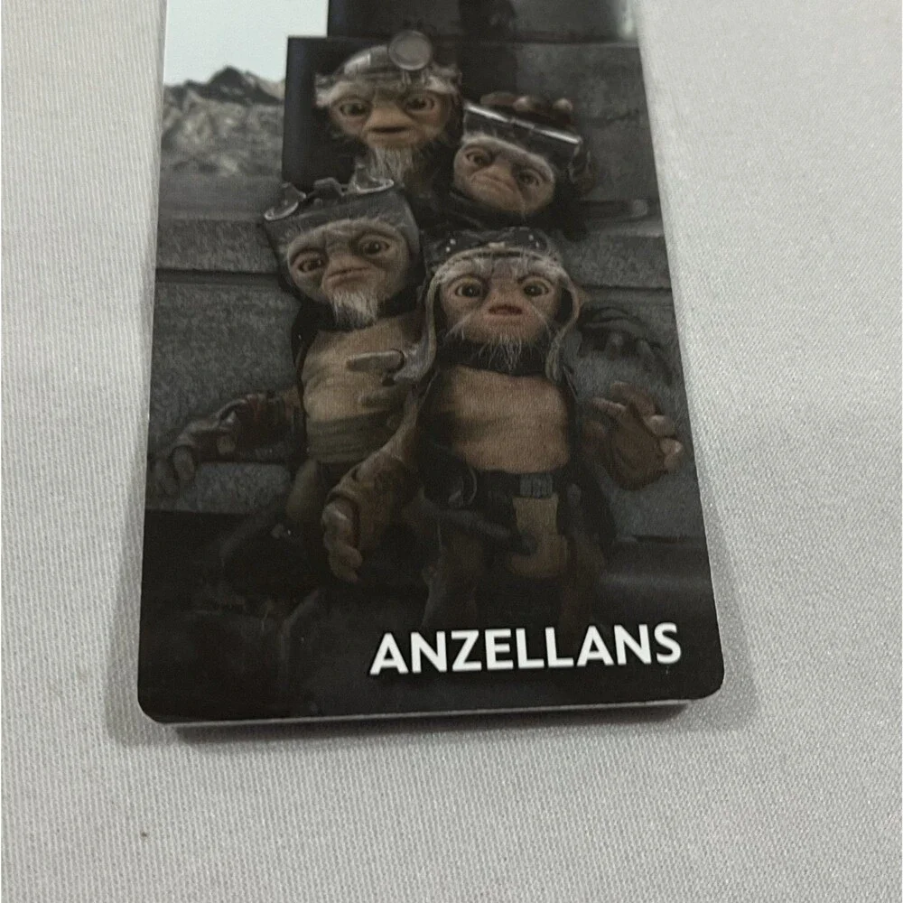 Dave and Busters Star Wars The Mandalorian and Grogu Coin Pusher Anzellans Card